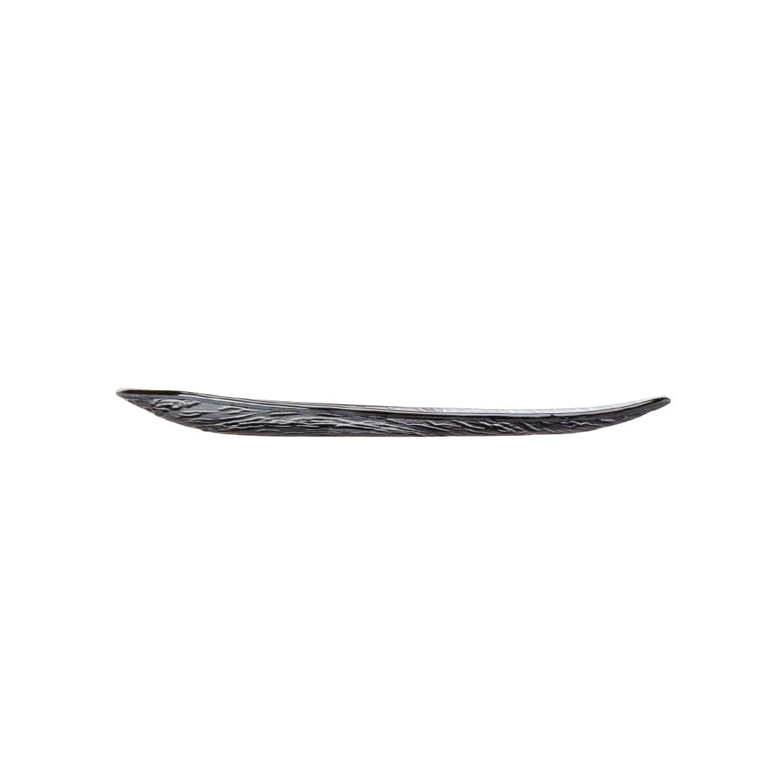 Steelite Scape Smoked Glass Oval Platters 300mm