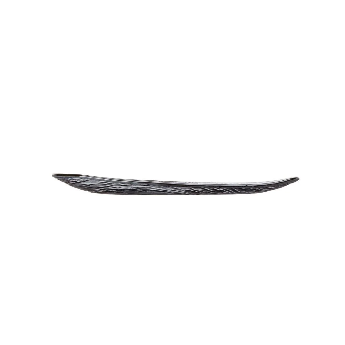 Steelite Scape Smoked Glass Oval Platters 300mm - Image 2
