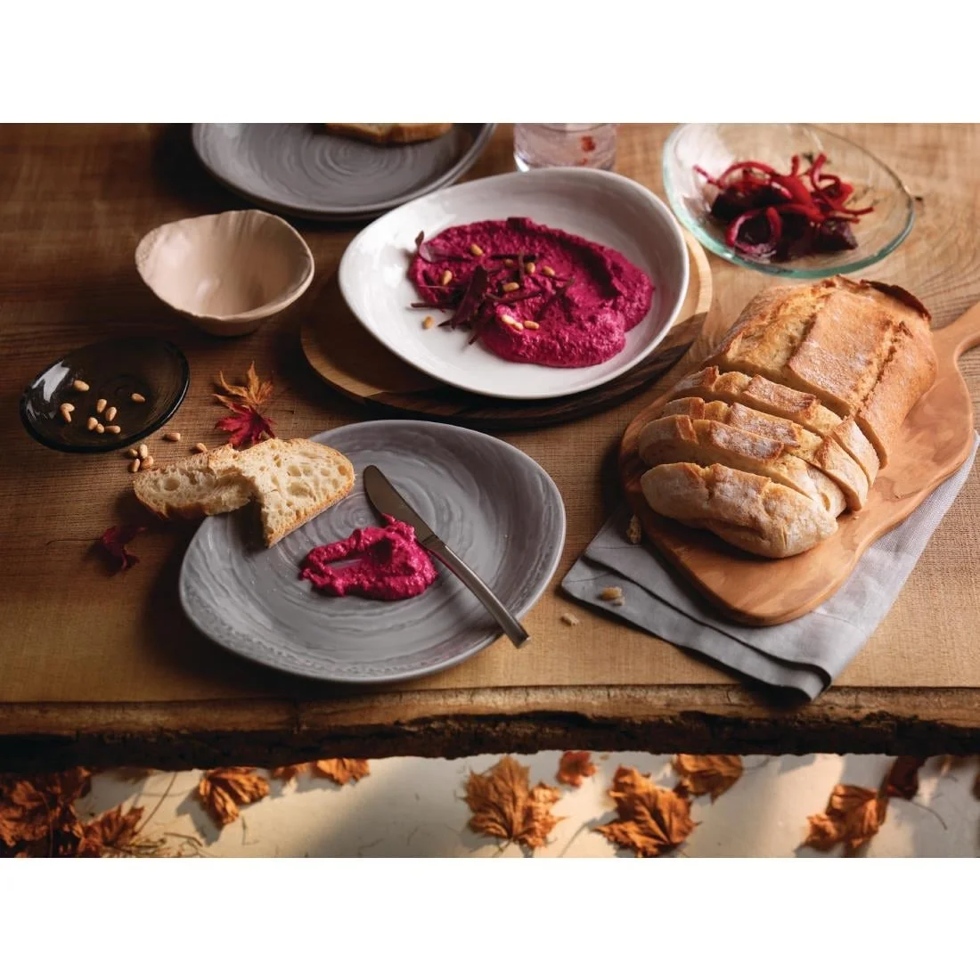 Steelite Scape White Melamine Plates 230mm - Image 4
