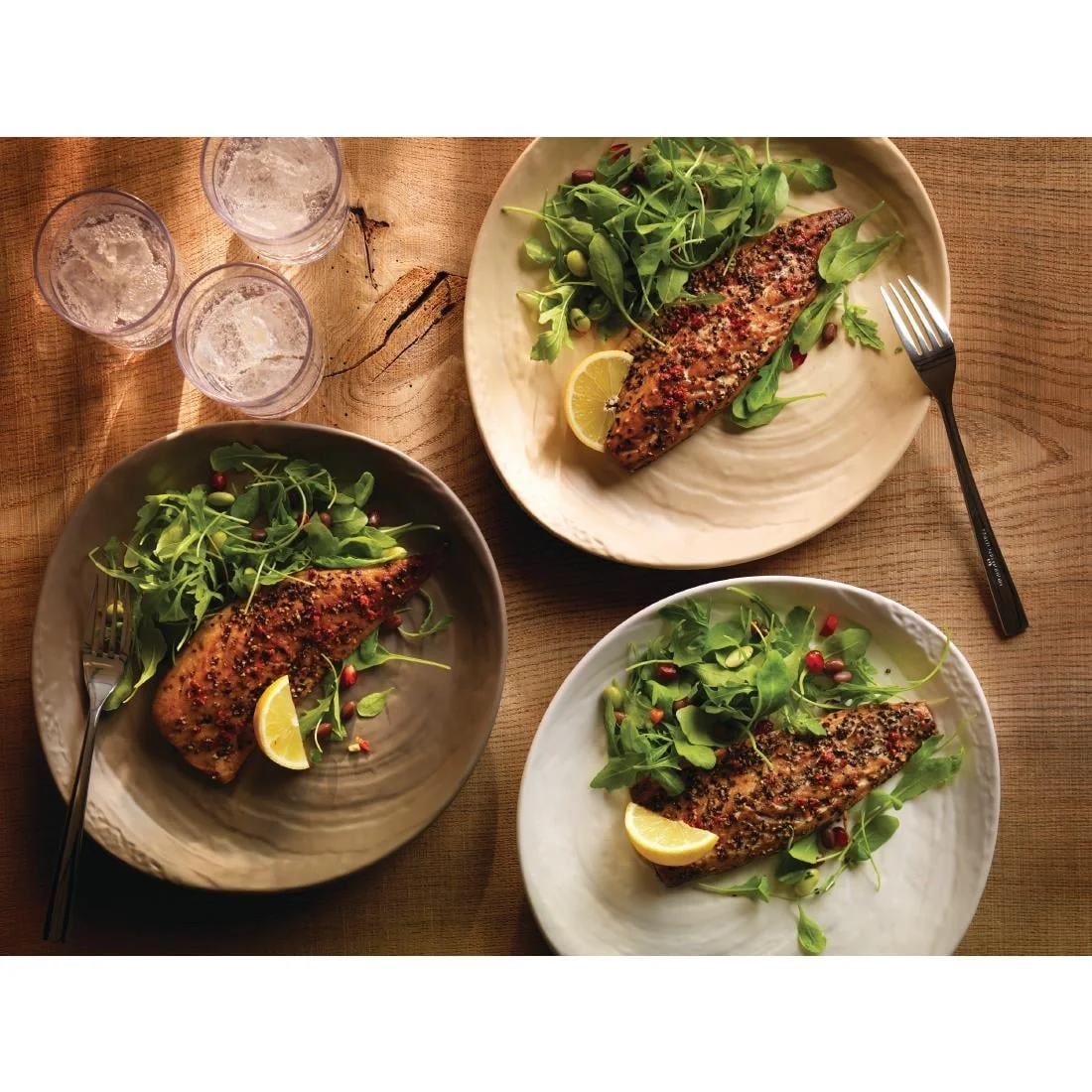 Steelite Scape White Melamine Plates 280mm - Image 4