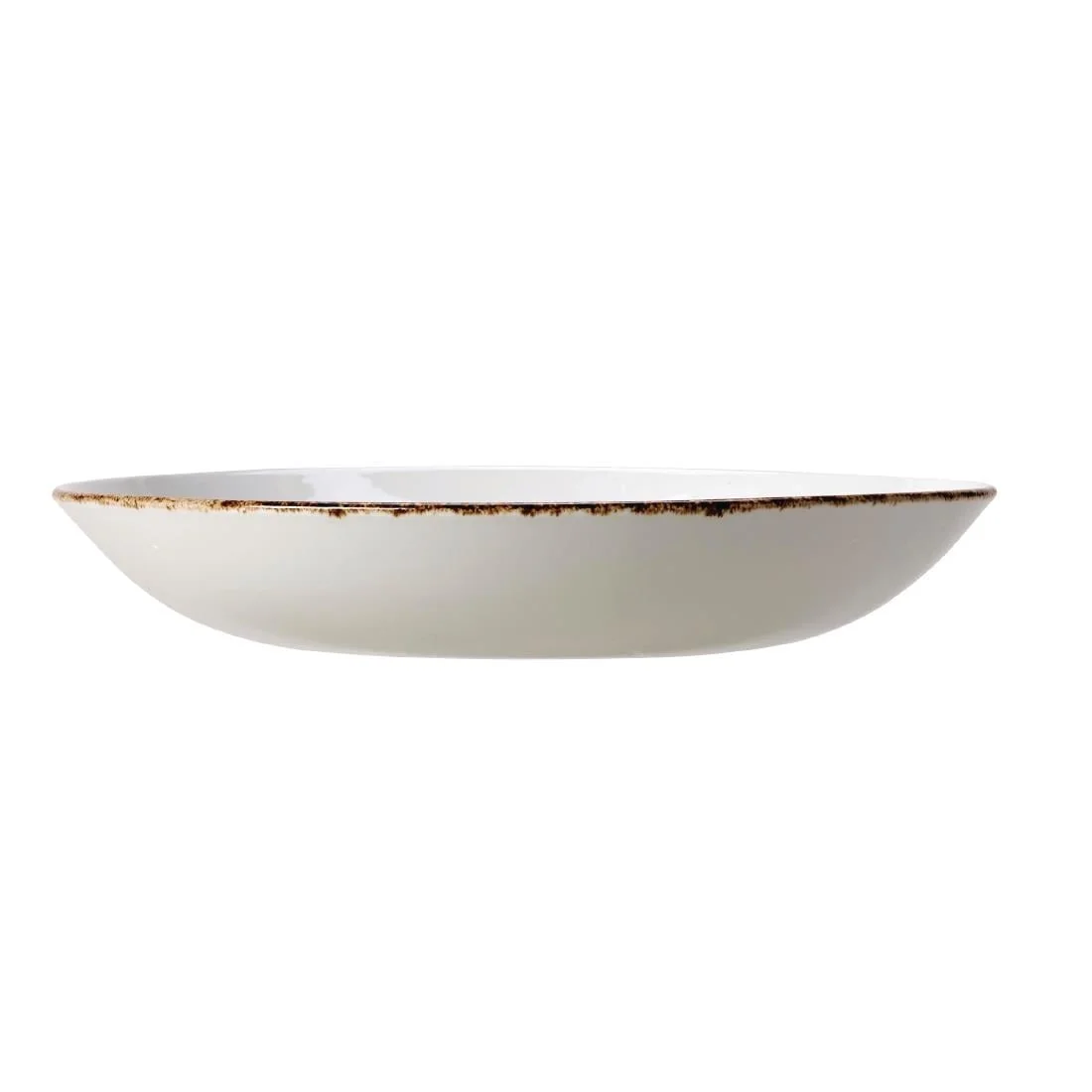 Steelite Brown Dapple Coupe Plates 300mm - Image 2