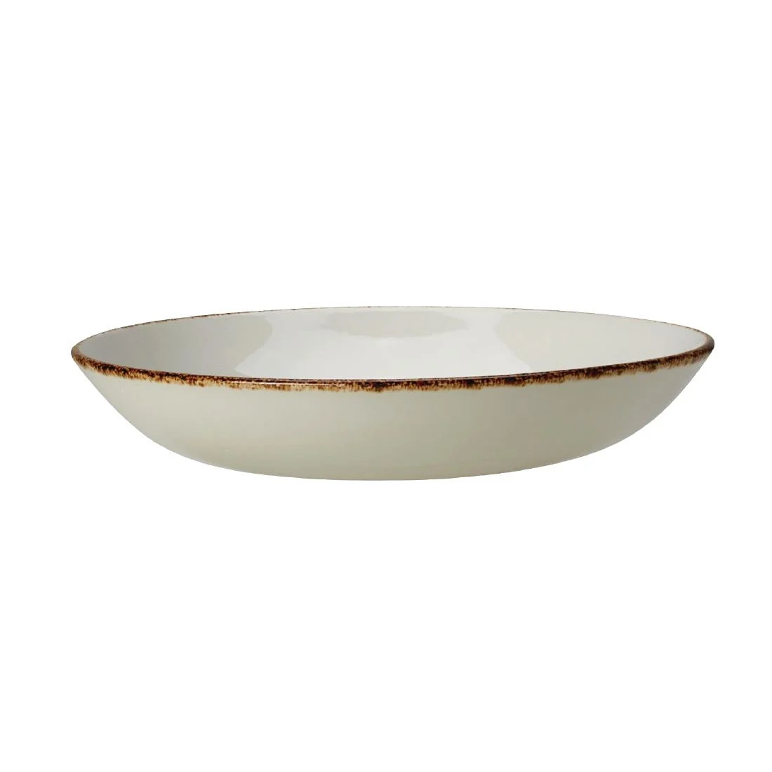 Steelite Brown Dapple Coupe Bowls 253mm