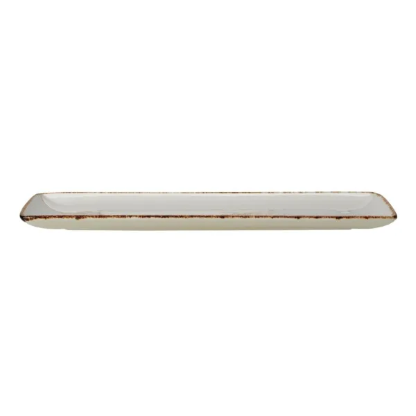 Steelite Brown Dapple Rectangle Three Plates