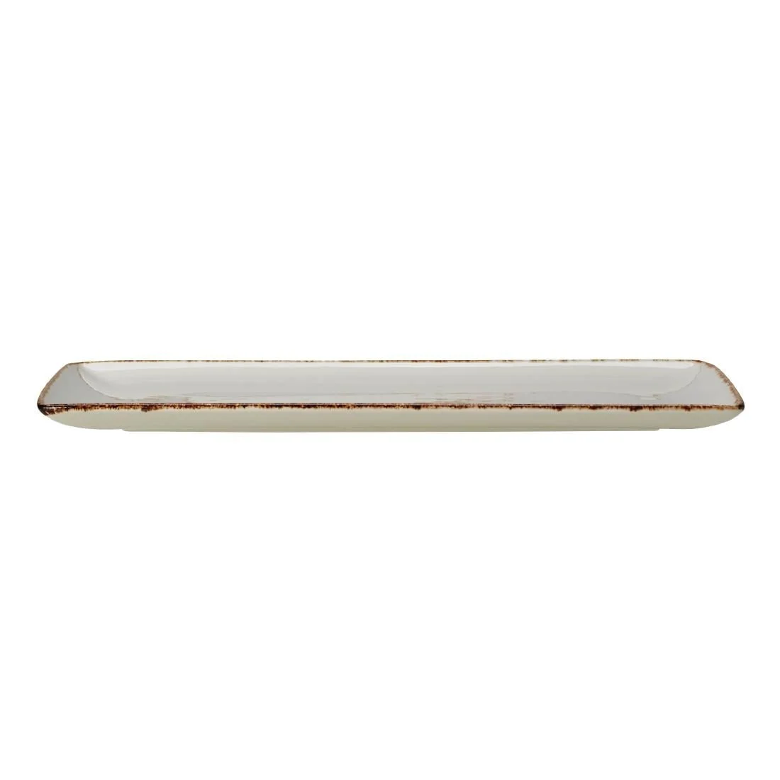 Steelite Brown Dapple Rectangle Three Plates - Image 2