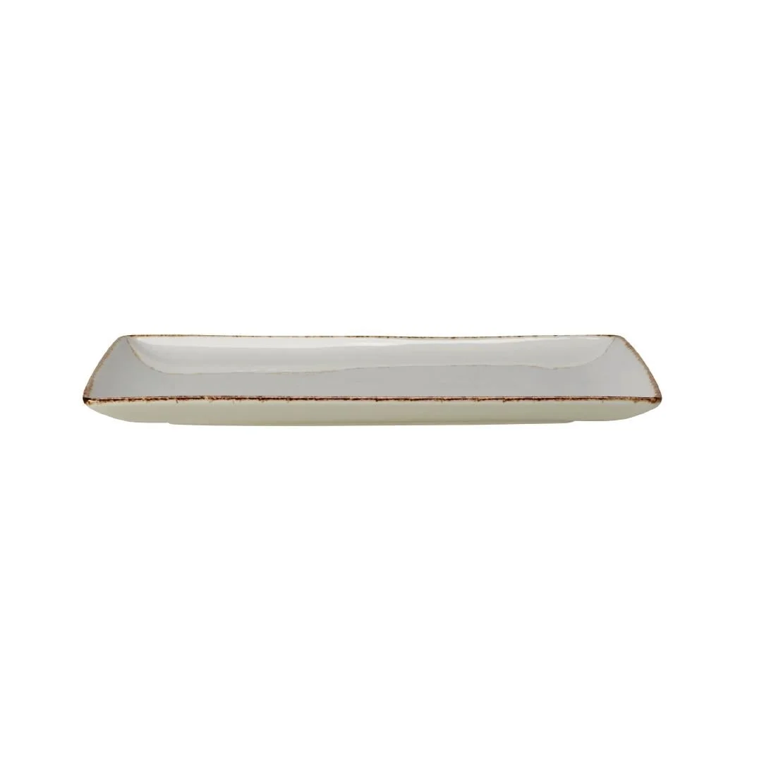 Steelite Brown Dapple Square One Plates - Image 2