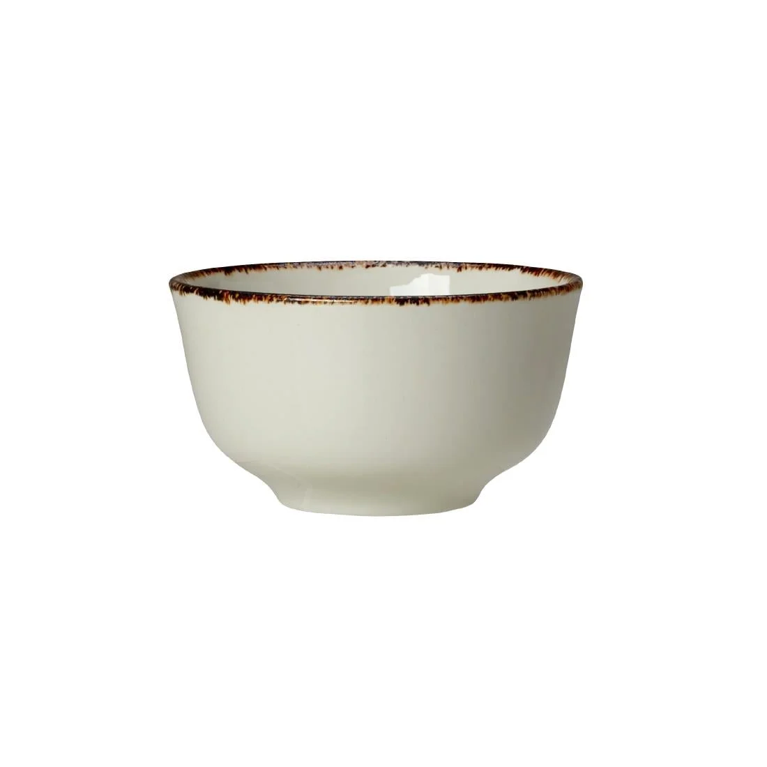 Steelite Brown Dapple Sugar or Bouillon Cups 2275ml - Image 2