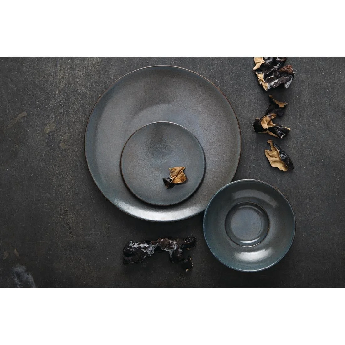 Rene Ozorio Wabi Sabi Rimmed Coupe Bowls Galet 240mm (6 Pack) - Image 2