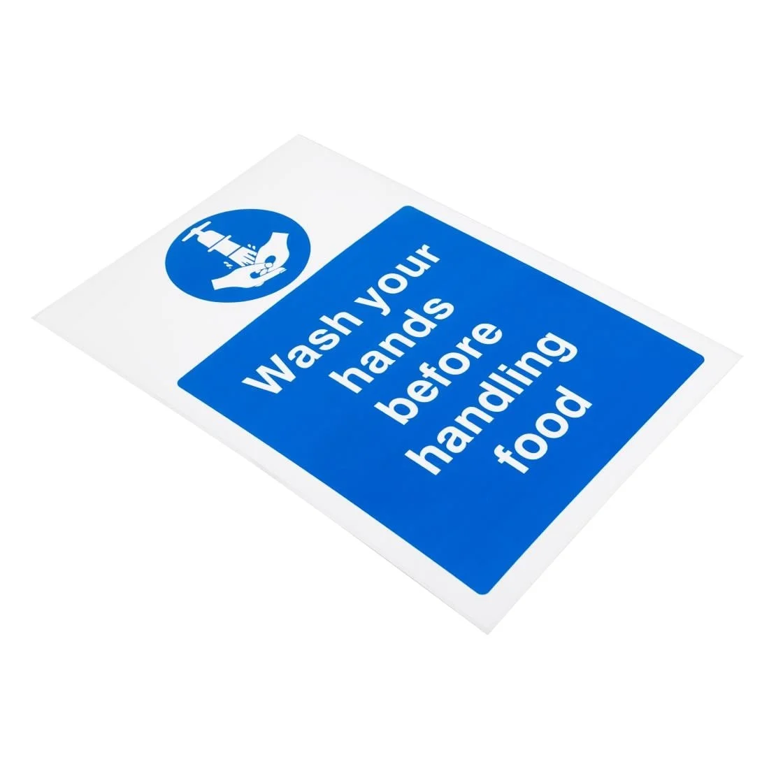 Vogue Wash hands Before Handling Food Sign - Image 2