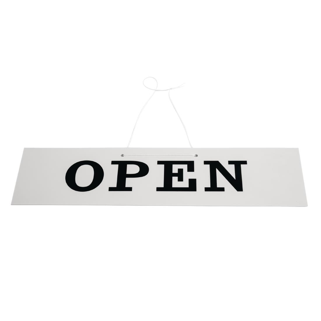 Reversible Hanging Open And Closed Sign