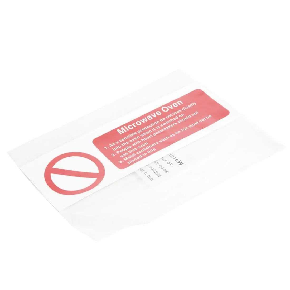 Vogue Microwave Oven Safety Sign - Image 4