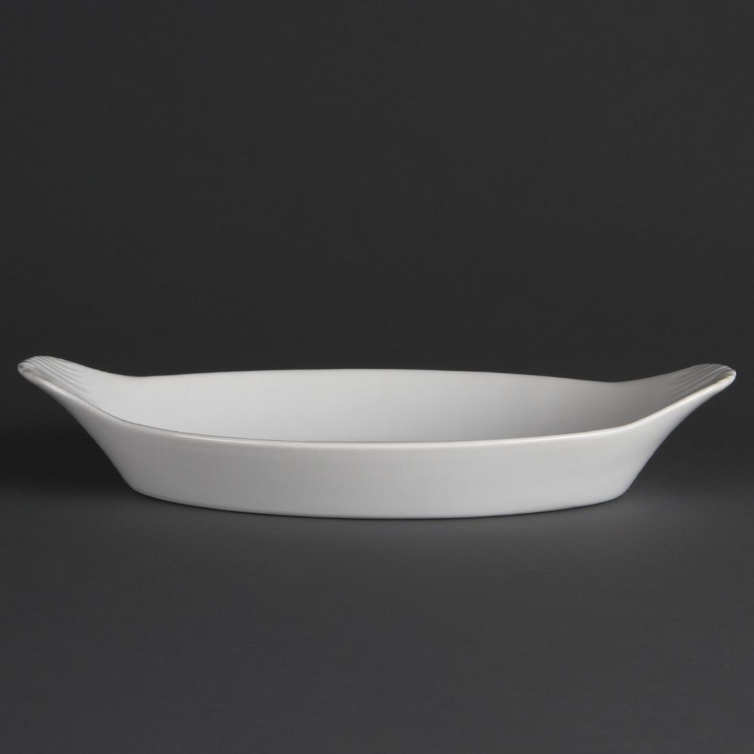 Olympia Whiteware Oval Eared Dishes 289mm