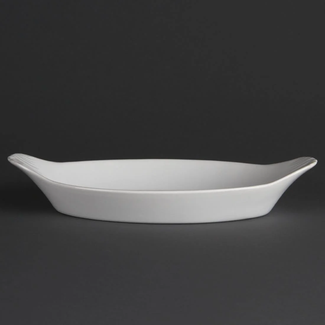 Olympia Whiteware Oval Eared Dishes 289mm - Image 4