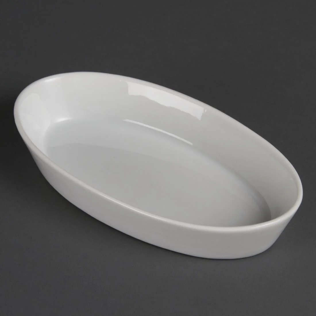Olympia Whiteware Oval Sole Dishes 195x 110mm - Image 3