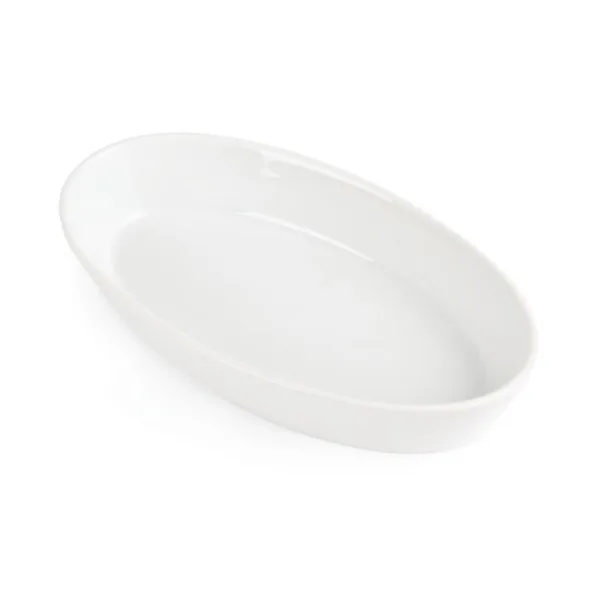 Olympia Whiteware Oval Sole Dishes 195x 110mm