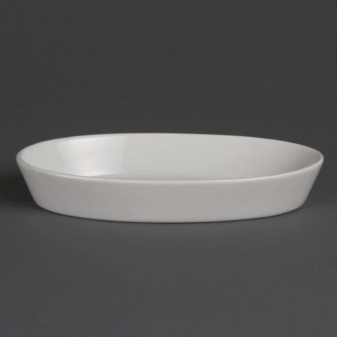 Olympia Whiteware Oval Sole Dishes 195x 110mm