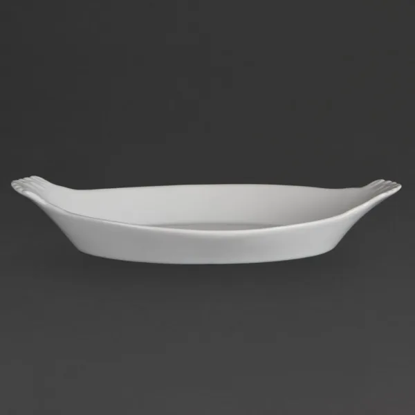 Olympia Whiteware Oval Eared Dishes 320x 177mm