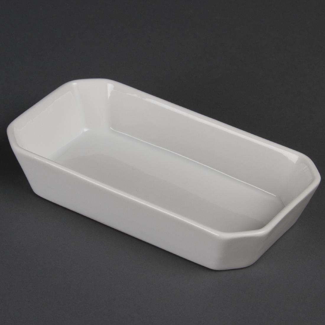 Olympia Whiteware Oblong Hors d'Oeuvre Dishes 185mm