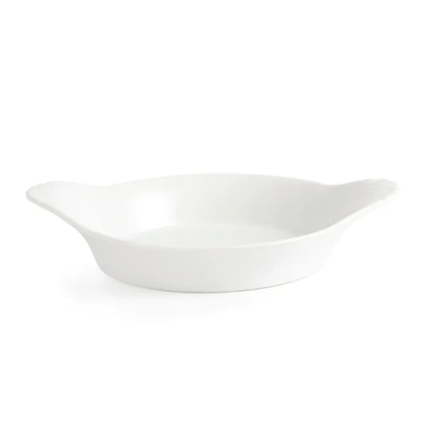 Olympia Whiteware Round Eared Dishes 220mm