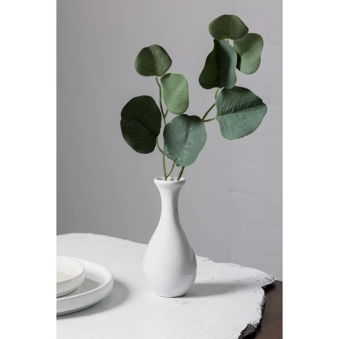 Olympia Whiteware Bud Vases 125mm - Image 7