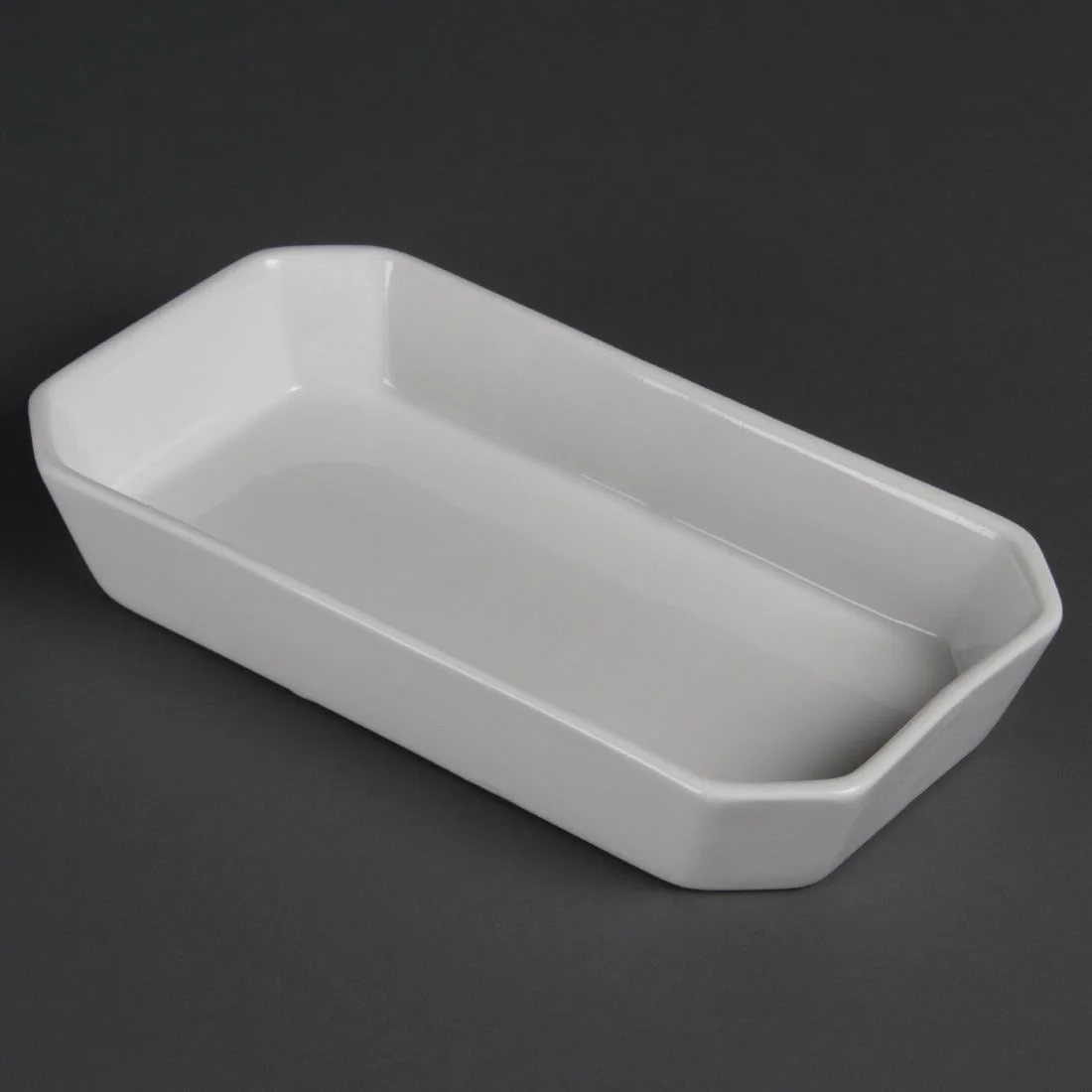 Olympia Whiteware Oblong Hors d'Oeuvre Dishes 235x 122mm - Image 3