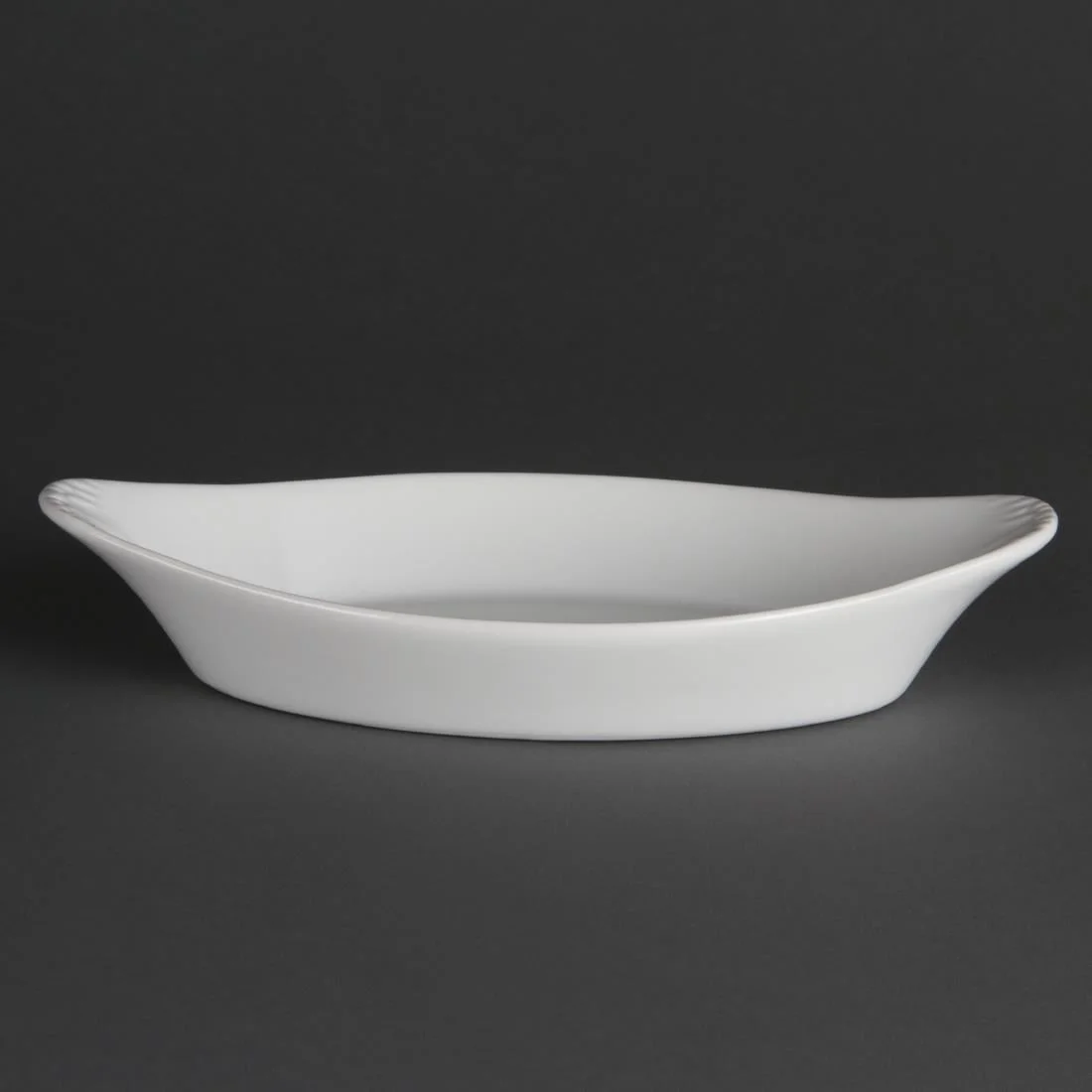 Olympia Whiteware Oval Eared Dishes 262mm - Image 5