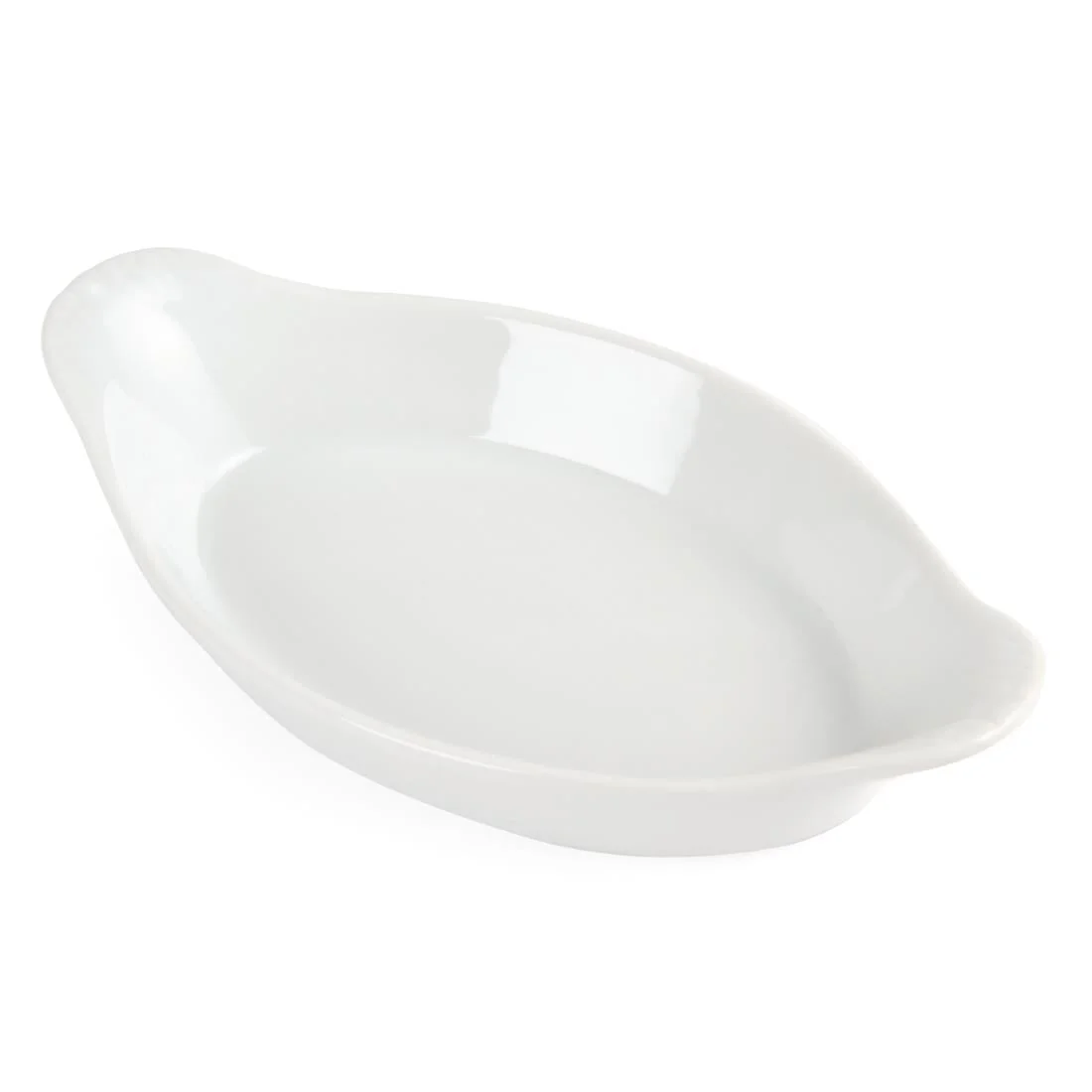 Olympia Whiteware Oval Eared Dishes 204mm - Image 6