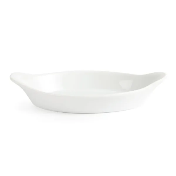 Olympia Whiteware Oval Eared Dishes 204mm