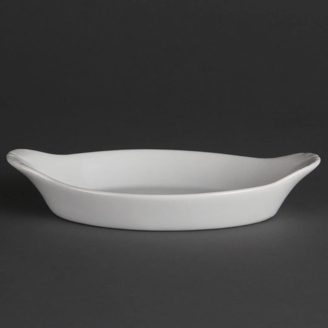 Olympia Whiteware Oval Eared Dishes 204mm - Image 7