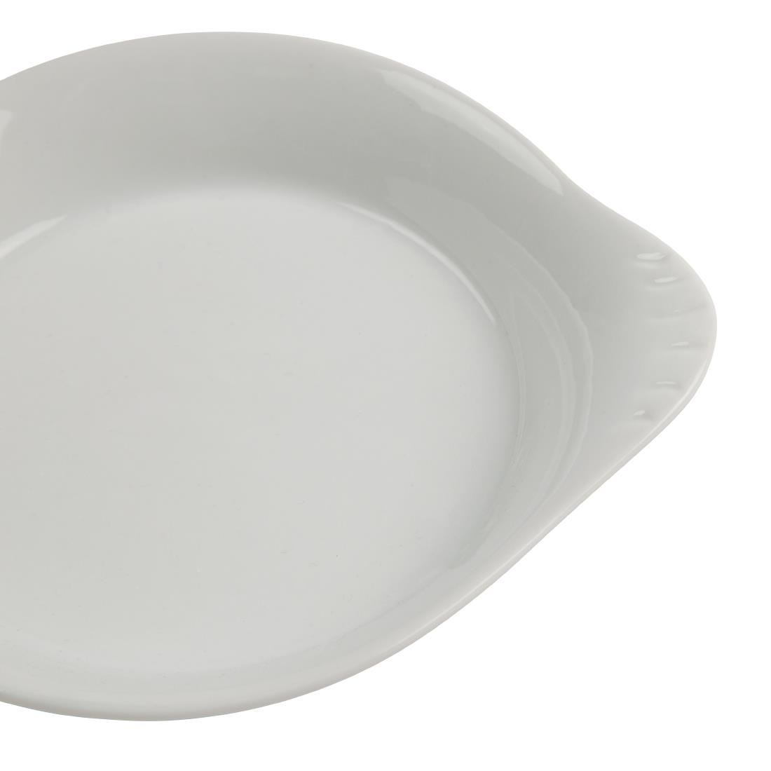 Olympia Whiteware Round Eared Dishes 156x 126mm