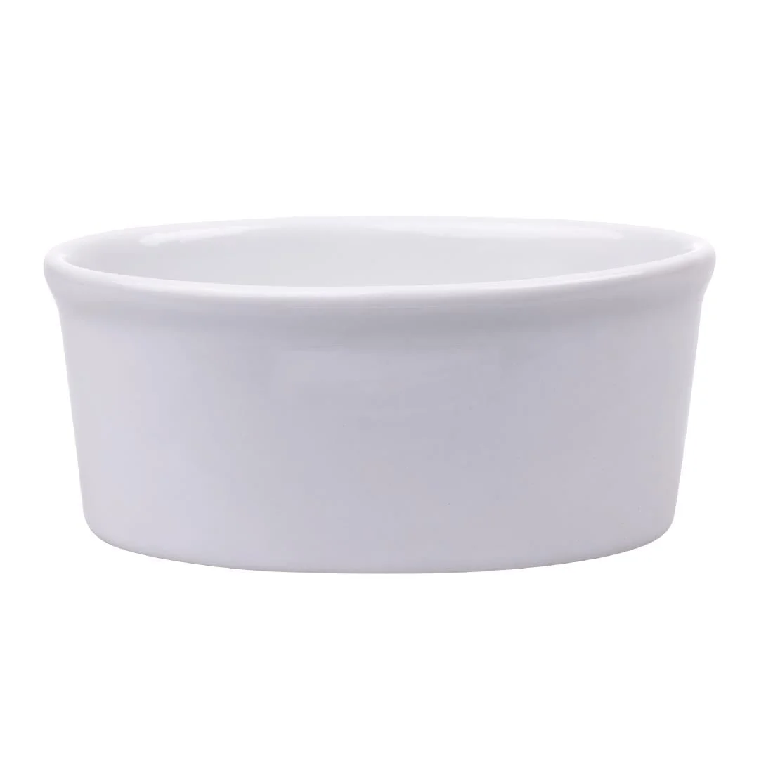Olympia Whiteware Oval Ramekins 105mm - Image 2