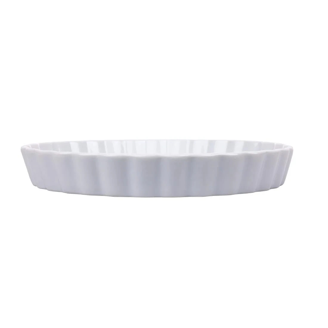 Olympia Whiteware Flan Dishes 265mm - Image 2