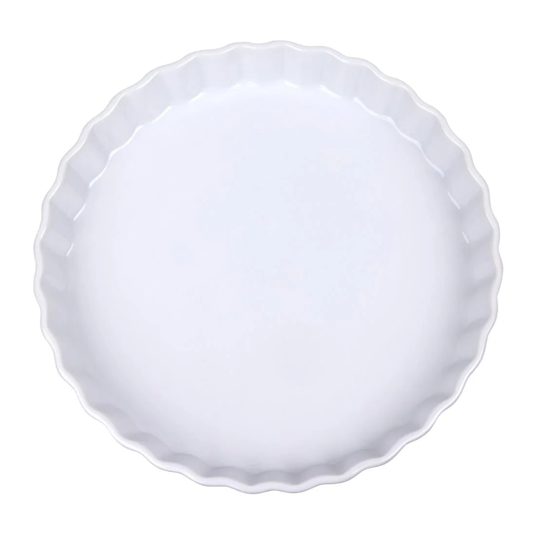 Olympia Whiteware Flan Dishes 265mm - Image 3