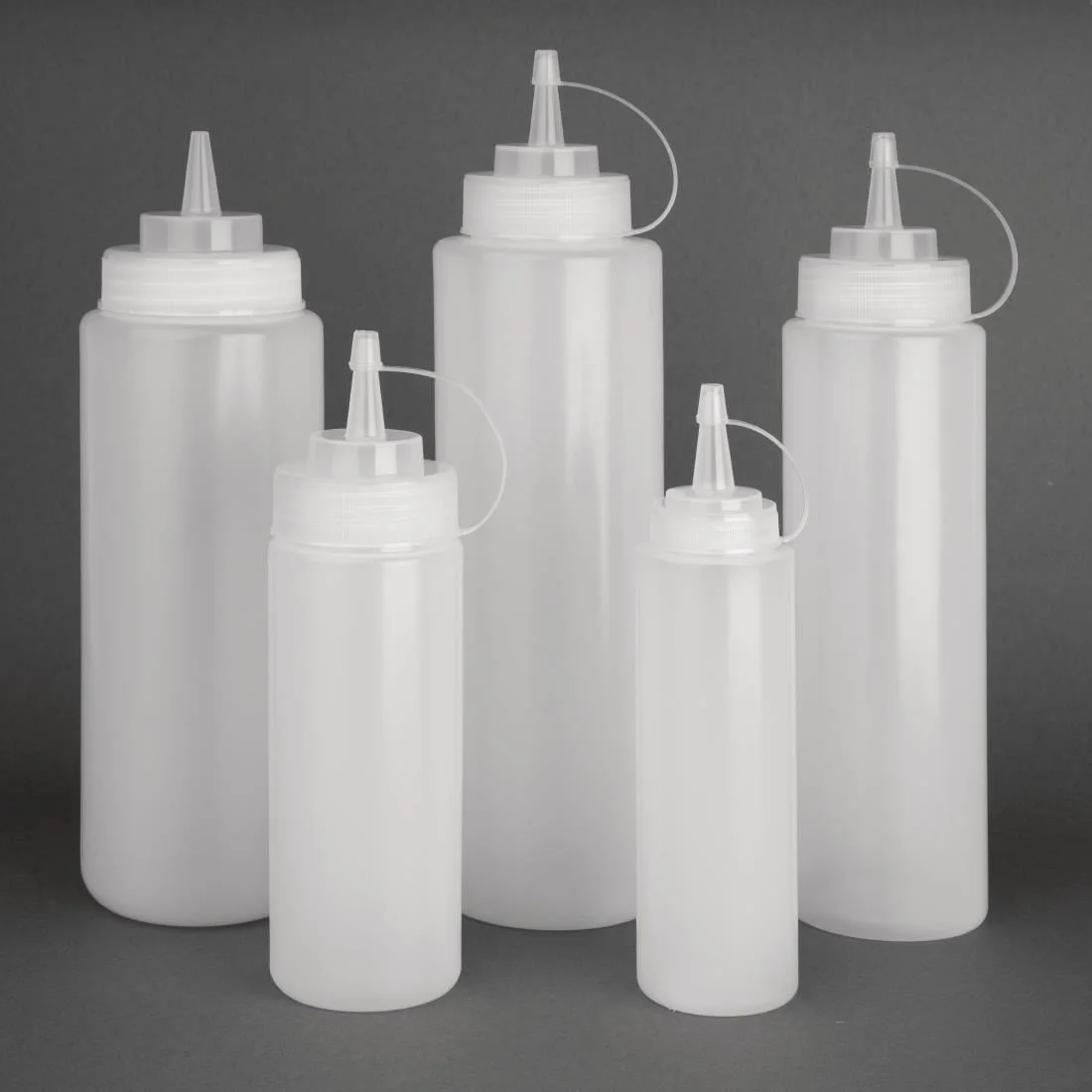 Vogue Clear Squeeze Sauce Bottle 35oz - Image 6