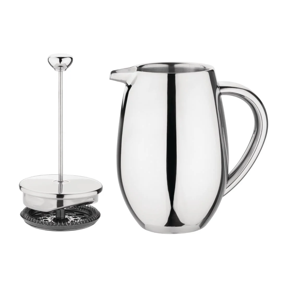 Olympia Insulated Mirror Finish Cafetiere 6 Cup - Image 3