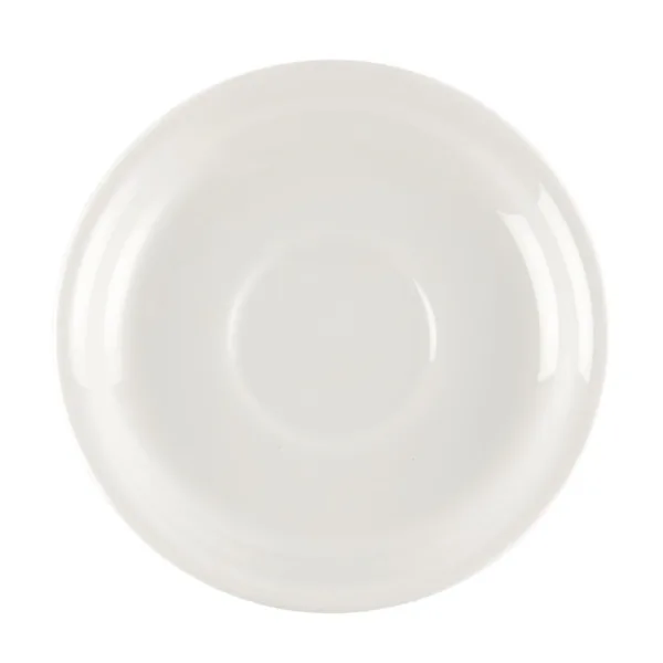 Churchill Plain Whiteware Small Saucers 140mm