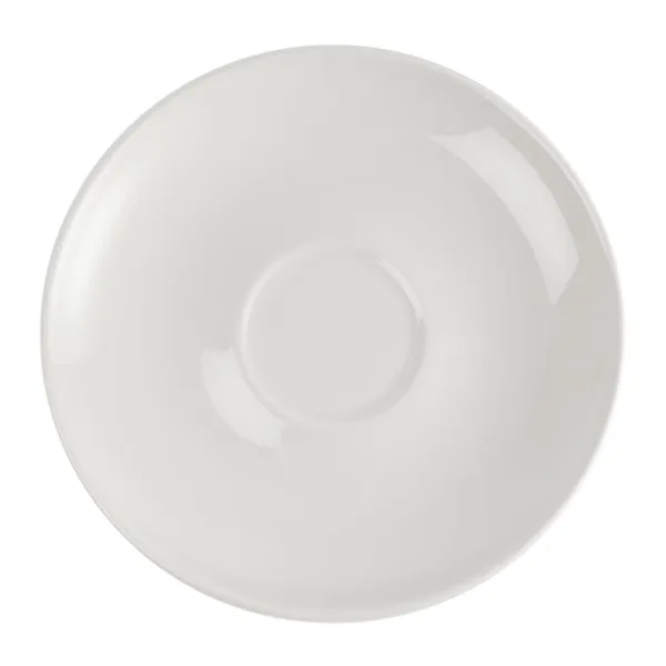 Churchill Plain Whiteware Large Saucers 165mm
