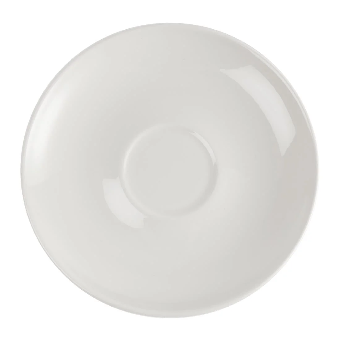 Churchill Plain Whiteware Large Saucers 165mm - Image 2
