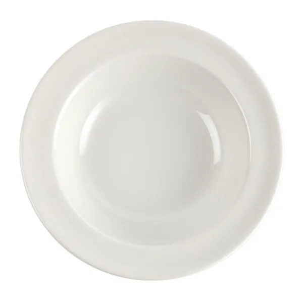 Churchill Plain Whiteware Pasta Plates 280mm