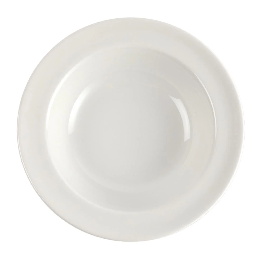 Churchill Plain Whiteware Pasta Plates 280mm - Image 2