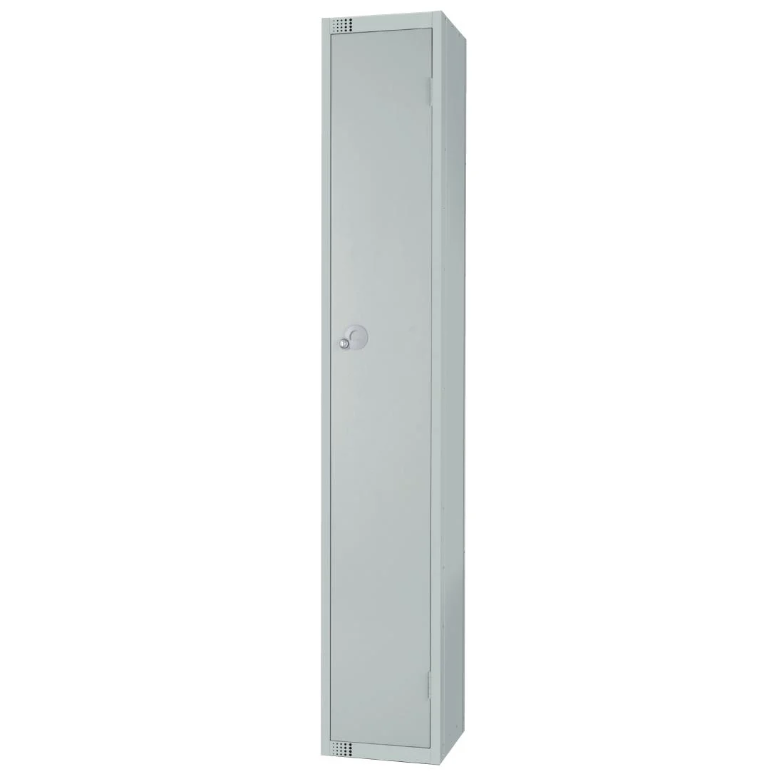 Elite Single Door Coin Return Locker Grey