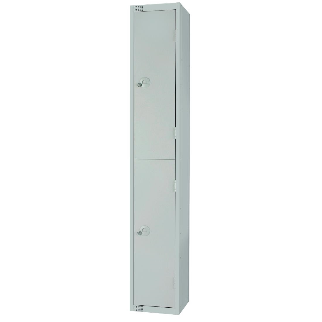 Elite Double Door Electronic Combination Locker Grey