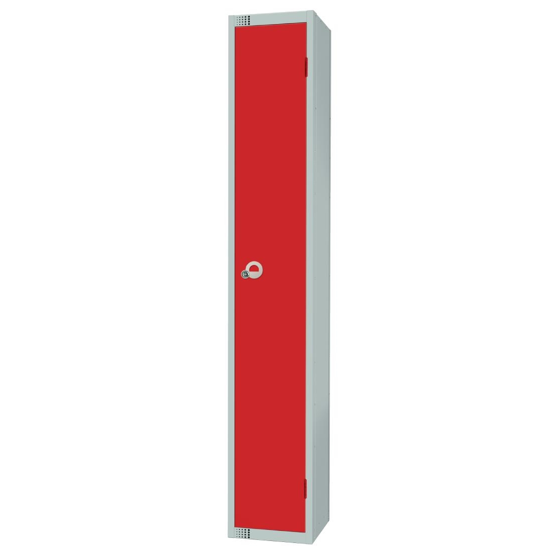 Elite Single Door Manual Combination Locker Locker Red
