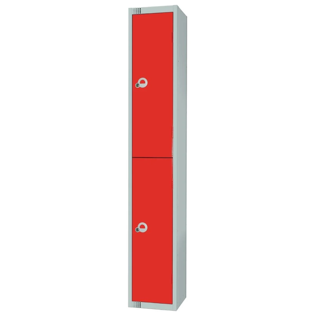 Elite Double Door Electronic Combination Locker Red