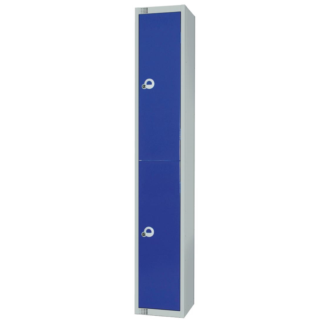 Elite Double Door Manual Combination Locker Locker Blue