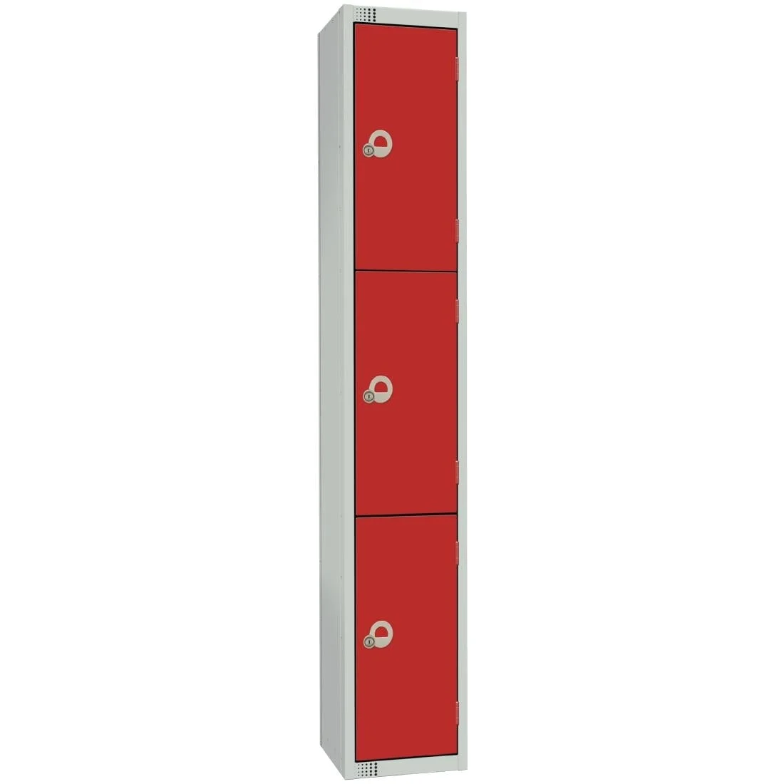 Elite Four Door Manual Combination Locker Locker Red