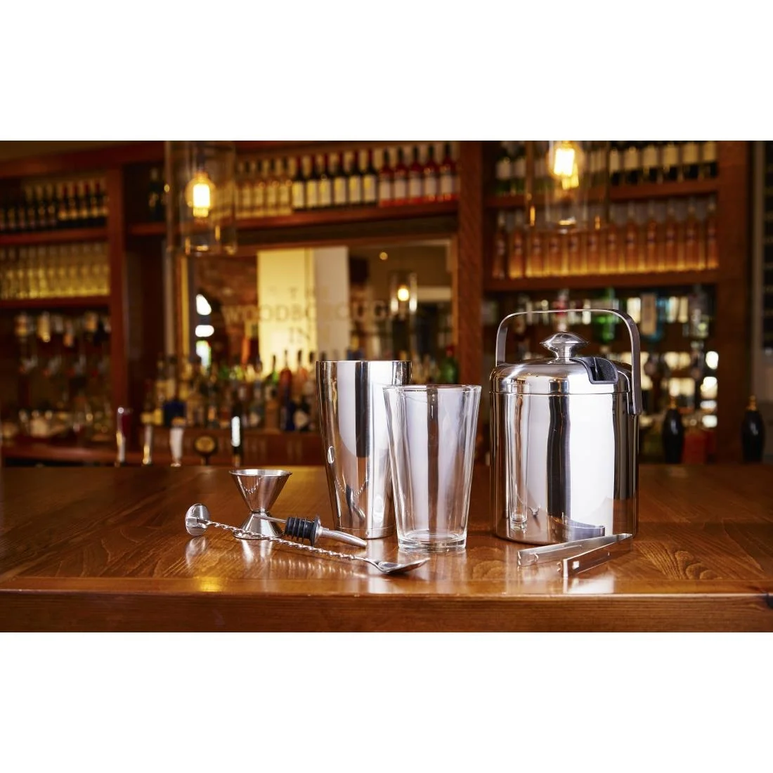 Ice Bucket with Lid and Tongs - Image 8