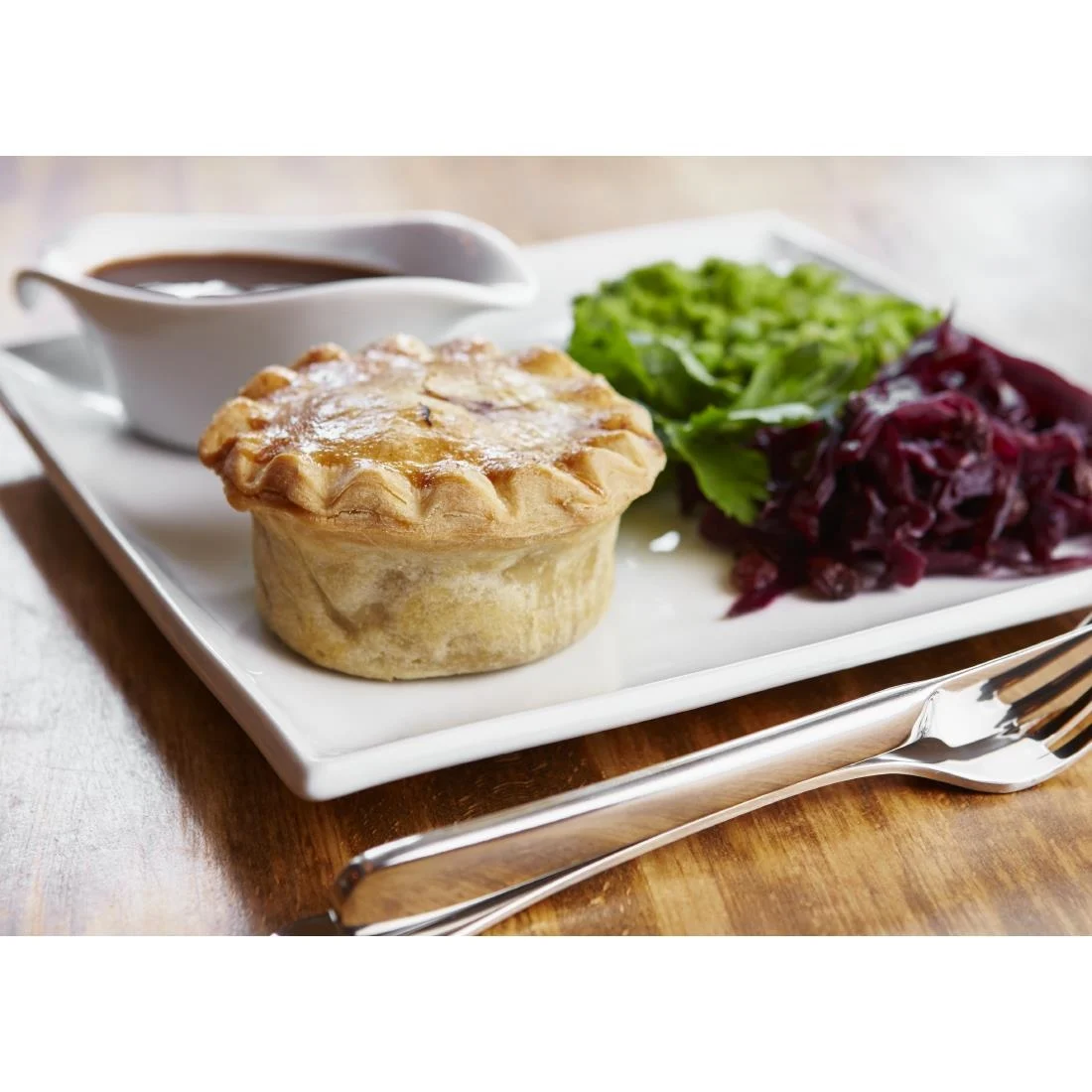 Olympia Whiteware Square Plates 180mm