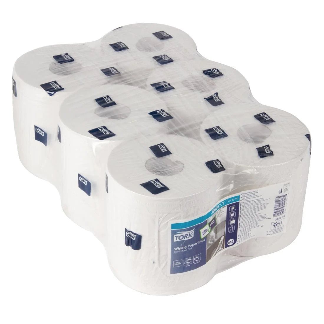 Tork Centrefeed Wiper Dispenser Refill White 6 Pack - Image 2