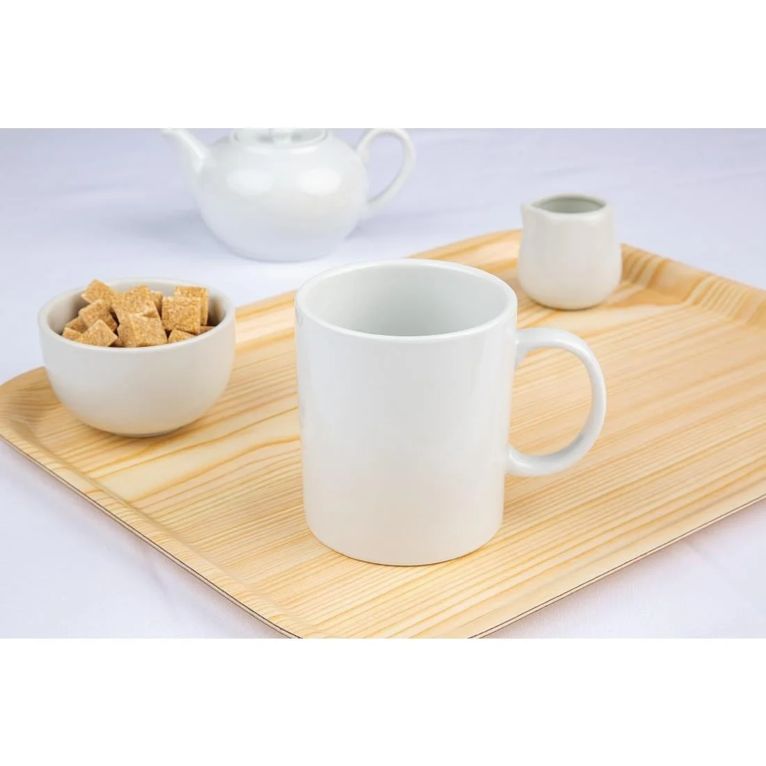 Olympia Whiteware Standard Mugs 483ml 17oz - Image 5