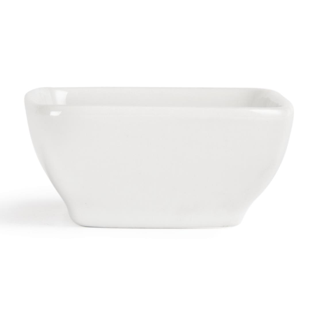 Olympia Miniature Rounded Square Dishes 60mm